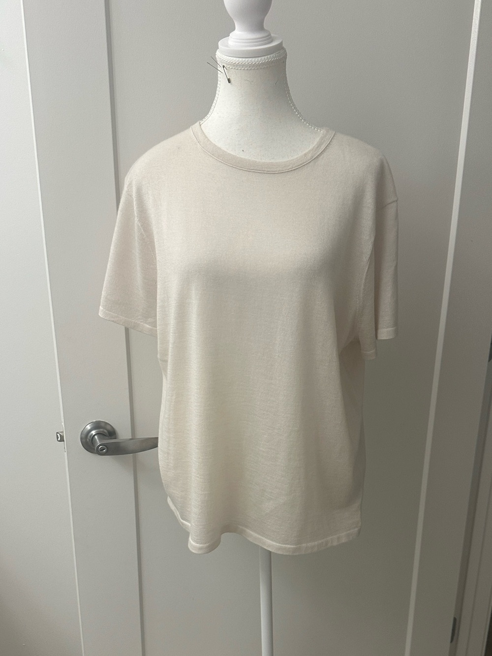Naked Cashmere Short Sleep Top size small Chalk NWT